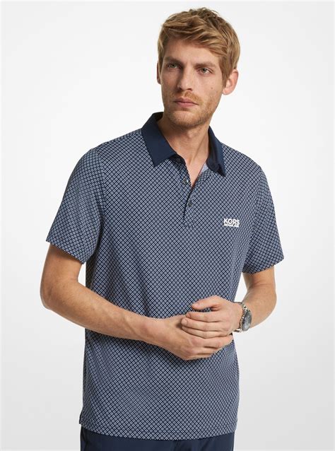 michael kors polo shirt mens big logo|Michael Kors long sleeve polo.